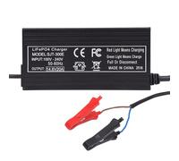 Capacity.Li Cargador de batería LiFePO4 de 14.6 V 20 A, cargador de batería inteligente automático de doble ventilador, cargador de baterías de litio LiFePO4, adecuado para baterías de fosfato de