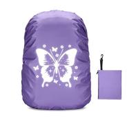 Capaneus Funda Impermeable Mochila, 35L Niños Mochila Escolar Funda Impermeable,Cubre Mochila Impermeable, Reflectante Protector Mochila Impermeable para Exterior, Camping, Senderismo, Viajes