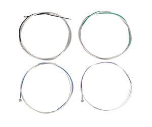 Capas de Aleación de Níquel de Cobre Resistente Conjuntos de Violonchelo de 3/4 4/4 - Reemplazo de Cadenas de Metal Recubiertas de Colores - Accesorio de Violonchelo Ideal para Músicos