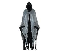 Capas de Halloween, capa de Spooktacular con capucha, capa espeluznante de Halloween, capas con capucha para Halloween, juego de rol, lleno de secretos, duradero, lino