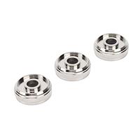 Capas de la Válvula de Trompeta, 3 Piezas de Válvula de Trompeta Válvula de la Válvula de Trompeta Guardia de Metal Tornillo Plateado Accesorios de Trompeta para (Top Cover OE: