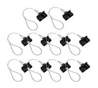 Capas de partículas del conector de la carretilla elevadora 50a | 10pcs cubiertas protectoras de plástico negro para bloqueo de partículas/defensa de humedad | Accesorios de