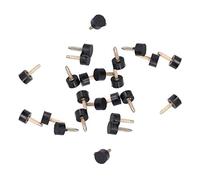 Capas de punta de reemplazo de tacón de 120 piezas para el tacón alto, zapatillas de hierro de poliuretano TPU para reparar kits de reemplazo de bodas al aire libre