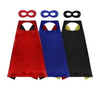 Capas de Superhero,Capa y Máscaras para niños y niñas Superhéroe Cosplay Disfraces y Superhéroes Disfraces de Niños Fiesta