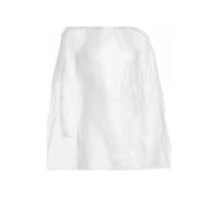 Capas Desechables para Peluquería 83x110 cm - Pack 1000 Unidades - Color Blanco - Protección Total contra Pelos y Químicos, Cierre Ajustable, Uso Profesional y Doméstico