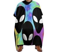 Capas Para Peluqueria Arte Alienígena Teñido Anudado Profesional Capas De Peluquería Antiestático Capa De Barbero Para Peinado Cortes Y Colores Uso En Estudio 140X168Cm