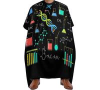 Capas Para Peluqueria Elementos De Matemáticas Y Ciencias Química Arte Profesional Capa De Barbero Ajustable Barbers Cape Para Peinado Cortes Y Colores Uso En Estudio 140X168Cm