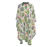 Capas Para Peluqueria Flores De Cactus De Tuna De California Más Salvajes Antiestático Barbers Cape Coloración Capa Cortar Pelo Para Peinado Cortes Y Colores 140X168Cm