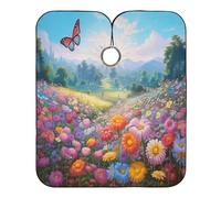Capas Para Peluqueria Flores De Primavera Mariposas Capa De Barbero Permanente Barbers Cape Salones Capas De Peluquería Para Peinado Cortes Y Colores Barberías 140X168Cm