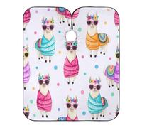 Capas Para Peluqueria Lindas Coronas De Flores De Llamas Bata De Peluquería Ajustable Capa De Barbero Antiestático Capa Cortar Pelo Para Uso En Estudio Cortes Y Colores Familia 140X168Cm