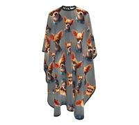 Capas Para Peluqueria Lindo Y Divertido Perro Chihuahua Salones Bata De Peluquería Impermeable Capas De Peluquería Para Familia Cortes Y Colores 140X168Cm