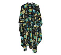 Capas Para Peluqueria Matemáticas Física Química Biología Ciencia Impermeable Capa De Barbero Ajustable Barbers Cape Para Cortes Y Colores Peinado 140X168Cm