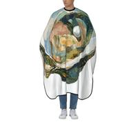 Capas Para Peluqueria Ostra Con Perla Acogedora Y Caprichosa Capas De Peluquería Ajustable Capa De Barbero Impermeable Barbers Cape Para Familia Barberías 140X168Cm