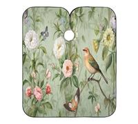 Capas Para Peluqueria Pájaros De Primavera Y Flores Bata De Peluquería Coloración Capa Cortar Pelo Permanente Capa De Barbero Para Cortes Y Colores Barberías Familia 140X168Cm