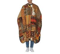 Capas Para Peluqueria Patchwork Textil Africano Impermeable Barbers Cape Profesional Bata De Peluquería Para Familia Uso En Estudio 140X168Cm