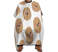 Capas Para Peluqueria Soy Una Patata, Lindas Patatas Profesional Capas De Peluquería Impermeable Capa Cortar Pelo Para Cortes Y Colores Uso En Estudio Peinado 140X168Cm