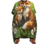 Capas Para Peluqueria Zorros En El Jardín De Primavera Permanente Capa De Barbero Impermeable Barbers Cape Para Cortes Y Colores Uso En Estudio 140X168Cm