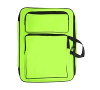 CAPASTEC Bolsa De Transporte De Portafolio De Arte Bolsa De Suministros De Dibujo Bolsa De Almacenamiento De Bloc De Dibujo Y Pintura Bolsa De Transporte De Tablero Verde Fluorescente