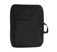 CAPASTEC Bolsa De Transporte para Portafolio De Arte Bolsa De Suministros De Dibujo Bolsa Portátil De Almacenamiento De Bloc De Dibujo para Pintura Paleta Pinceles Negro