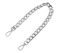 CAPASTEC Cadena Extensible Para Bolso, Correa Cruzada Metálica Extensible, Accesorio Para Bandolera, Tonel Plateado