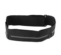 CAPASTEC Cinturon Running Riñonera Running Deportiva Cinturon Correr Hombre y Mujer Impermeable con Cierre Cremallera, Correa Ajustable y Reflectante para Viaje al Aire Libre, Negro, XL