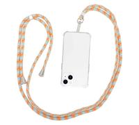 CAPASTEC Colgante Para Teléfono Adecuado Para Todos Teléfonos Inteligentes Con 1 Parche Universal Correa Para Teléfono Cadena Para Teléfono Para Todas Fundas Estándar Beige Naranja Azul