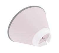 CAPASTEC Collar Cono para Gatos Collar para Evitar Que los Gatos se Laman Las Heridas Collar de Recuperación Ajustable para Perros Collar Isabelino para Perros y Gatos XL Rosa