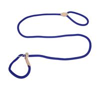 CAPASTEC Correa Deslizante para Perros con Dispositivo Antiahogo Durable Y Suave Trenzada con Collar Ajustable Correa para Perros Medianos Y Grandes 1.8m x 14mm Azul