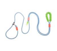 CAPASTEC Correa para Perros Manos Libres Ajustable Multifunción Cinturón Cruzado 2.5m 8.2ft Correa de Entrenamiento Mango de Espuma para Perros Pequeños Medianos Grandes Azul Verde
