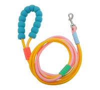 CAPASTEC Correa para Perros Manos Libres Correa Ajustable de Cintura Cruzada Correa para Trotar Correa de Entrenamiento para Perros con Antiesplosión Mango de Esponja Amarillo Rosa Azul