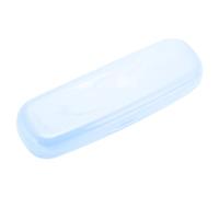 CAPASTEC Estuche De Plástico Transparente Para Gafas Caja Portátil Transparente Para Gafas De Sol Caja Protectora Para Gafas Azul