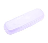 CAPASTEC Estuche De Plástico Transparente Para Gafas Caja Portátil Transparente Para Gafas De Sol Caja Protectora Para Gafas Púrpura