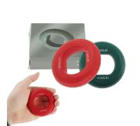 CAPASTEC Fortalecedor De Agarre Manual 50-60BL 60-70BL Resistencia Ajustable Círculo De Agarre De Silicona para Hombres Adultos Verde Militar Rojo 2 Piezas