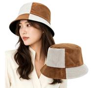 CAPASTEC Gorro de Pescador Reversible Beige 1 Pieza para Playa de Pana