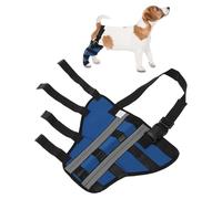 CAPASTEC Soporte para La Pata Trasera Derecha De Perro Vendajes Articulares Transpirables Y Rodilleras para La Recuperación De Patas De Perro Ys De Mascotas Soporte Estable M Azul
