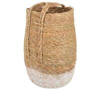 Capazo De Fibra Natural Tejido Artesanal