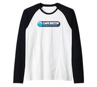 Cape Breton Nueva Escocia Emblema - Cape Breton Island Canadá Camiseta Manga Raglan