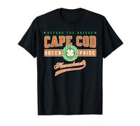 Cape Cod Irish Green Pride Retro Clover Día de San Patricio Camiseta