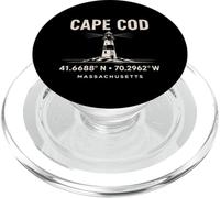 Cape Cod Lighthouse Massachusetts Coordenadas Viajes PopSockets PopGrip para MagSafe