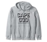 Cape Cod Massachusetts - Bloque MA de Cape Cod Sudadera con Capucha