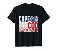 Cape Cod Massachusetts - Brújula náutica Camiseta
