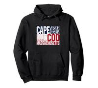 Cape Cod Massachusetts - Brújula náutica Sudadera con Capucha