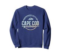 Cape Cod Massachusetts - Cape Cod MA Vintage Surf Sudadera