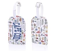 Cape Cod Massachusetts Gift New England Martha's Vineyard Vacation Travel Gift Massachusetts Marthas Etiqueta de equipaje (Cape Cod UK)