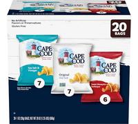 Cape Cod Paquete variado de papas fritas, 1 onza, 20 unidades