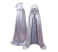 Cape con Capucha Genérica | Capa Larga 150 cm Disfraz Hechicero con Capucha para Halloween | Disfraz Cosplay Vestido Largo para Hombres Mujeres Eventos