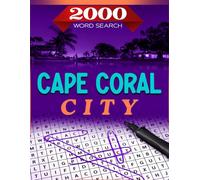 Cape Coral City Word Search Book - Jumbo Word Seeks from Florida Featuring 100 Large Print Puzzles: Big Word Search Puzzle Book for Adults and Seniors - Large Print 8.5x11in