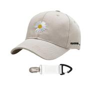 Cape De Béisbol De 1 Parte Y Clip De Sombrero De 1 Pieza, Cabaña Sun Sun Daisy, Gorra De Béisbol De Moda, Sombrero Anti-Luz, Protección Solar Al Aire Libre.