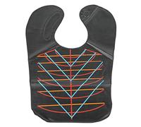 Cape de corte de cabello, guía de cuello de corte de cabello con chasquido magnético, capa de salón de peluquería para peluquería profesional para cortar el cabello, peluquería de (Black)