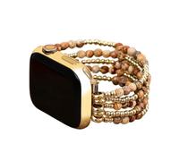 Cape Diablo Correa de reloj inteligente para mujer, correa de piedras preciosas hecha a mano, compatible con caras de Apple de 38 mm a 45 mm, tamaño pequeño, se adapta a muñecas de 5.7 a 6.25